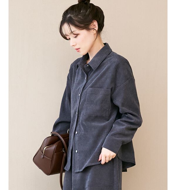  「コーデュロイタックシャツ」|シャツ・ブラウス|