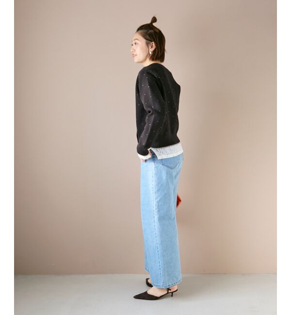  「《手洗い可能》ラメドットジャガードカーディガン」|カーディガン|