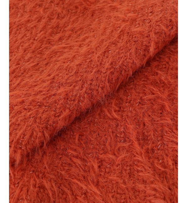  「《WEB限定アイテム》フェザーヤーンラメニットカーディガン」|カーディガン|