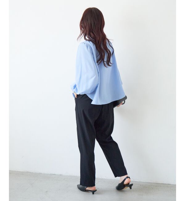  「フィブリルサテンボウタイブラウス」|シャツ・ブラウス|