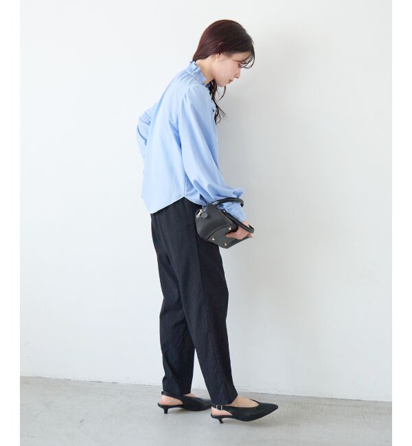  「フィブリルサテンボウタイブラウス」|シャツ・ブラウス|