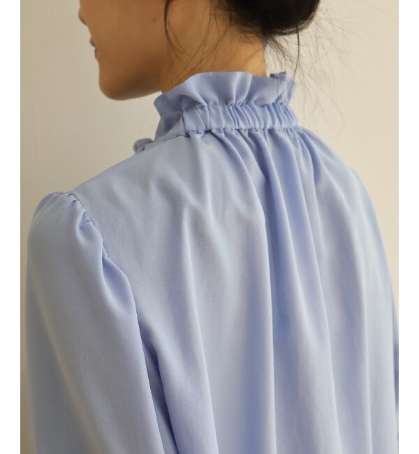  「フィブリルサテンボウタイブラウス」|シャツ・ブラウス|