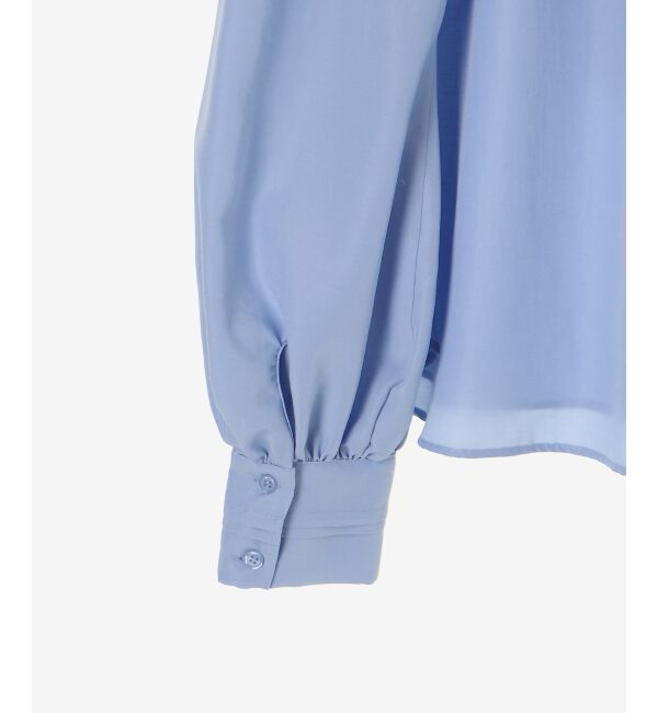  「フィブリルサテンボウタイブラウス」|シャツ・ブラウス|