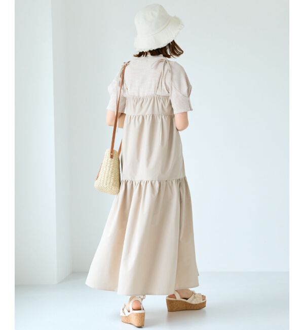 MAJESTICLEGON「ティアードキャミワンピ」|ワンピース|
