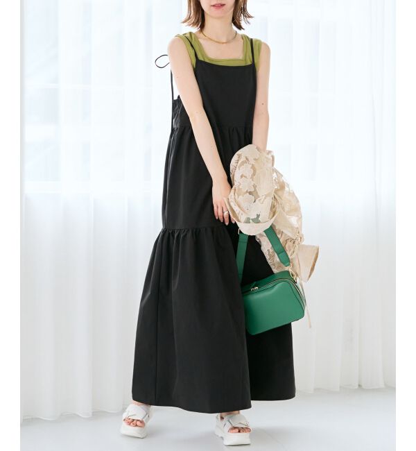 MAJESTICLEGON「ティアードキャミワンピ」|ワンピース|