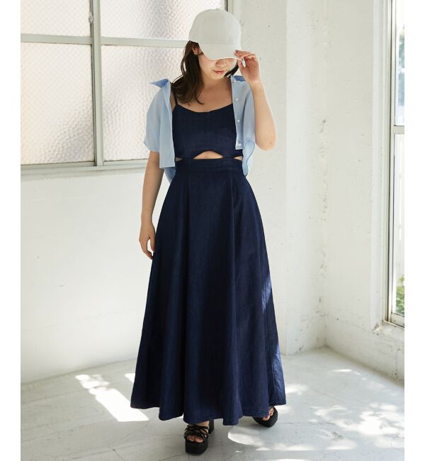 MAJESTICLEGON「パールボタンクロップドシャツ」|シャツ・ブラウス|