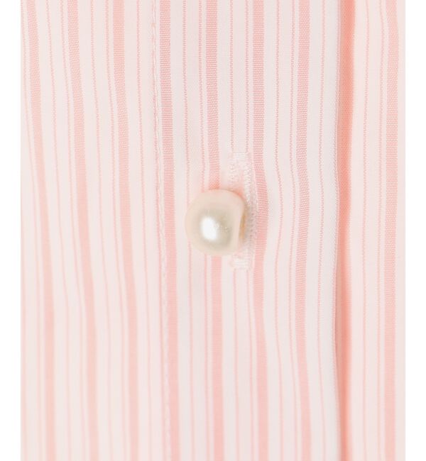 MAJESTICLEGON「パールボタンクロップドシャツ」|シャツ・ブラウス|