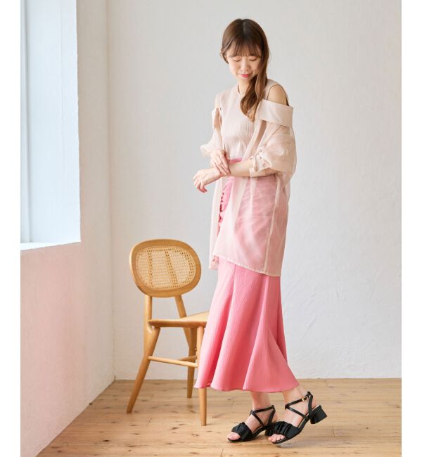 MAJESTICLEGON「タンクセットシアーシャツ」|シャツ・ブラウス|