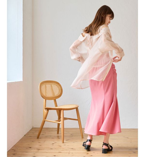 MAJESTICLEGON「タンクセットシアーシャツ」|シャツ・ブラウス|