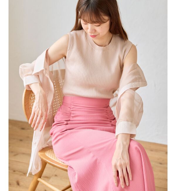 MAJESTICLEGON「タンクセットシアーシャツ」|シャツ・ブラウス|