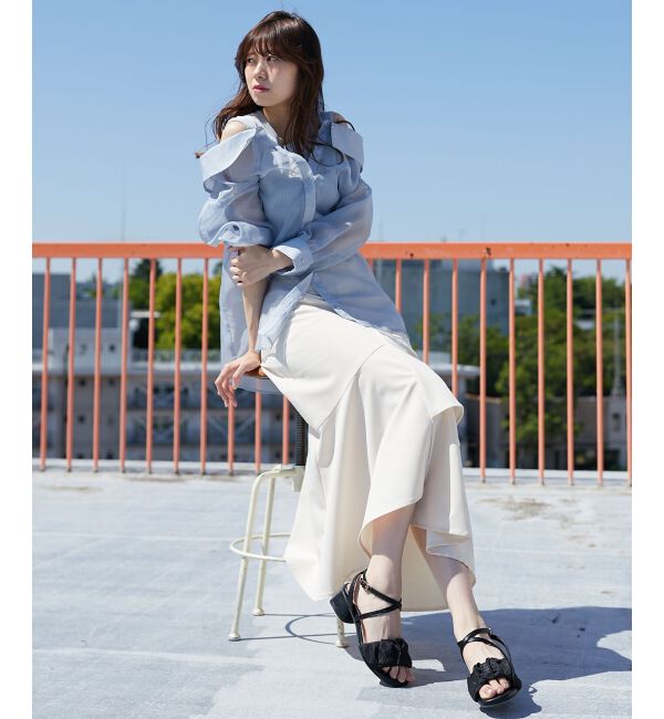 MAJESTICLEGON「タンクセットシアーシャツ」|シャツ・ブラウス|