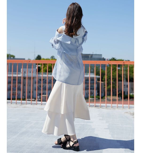 MAJESTICLEGON「タンクセットシアーシャツ」|シャツ・ブラウス|