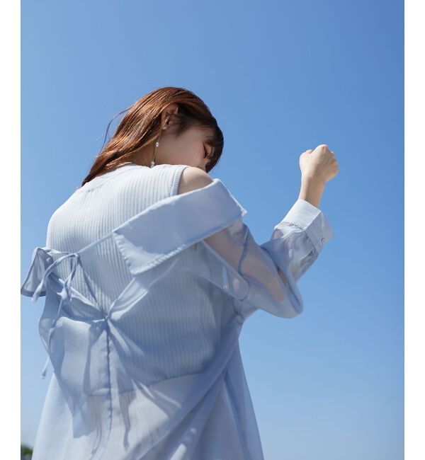 MAJESTICLEGON「タンクセットシアーシャツ」|シャツ・ブラウス|