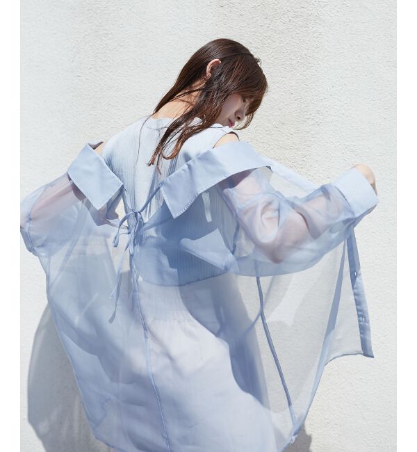 MAJESTICLEGON「タンクセットシアーシャツ」|シャツ・ブラウス|