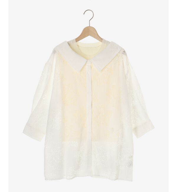 MAJESTICLEGON「タンクセットシアーシャツ」|シャツ・ブラウス|