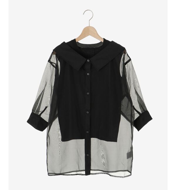 MAJESTICLEGON「タンクセットシアーシャツ」|シャツ・ブラウス|