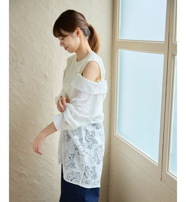 MAJESTICLEGON「タンクセットシアーシャツ」|シャツ・ブラウス|