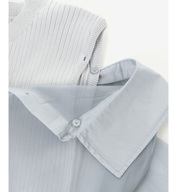 MAJESTICLEGON「タンクセットシアーシャツ」|シャツ・ブラウス|