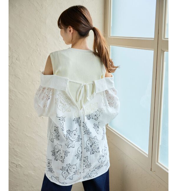 MAJESTICLEGON「タンクセットシアーシャツ」|シャツ・ブラウス|