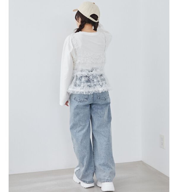 MAJESTICLEGON「フリルレースシアービスチェ」|キャミソール|