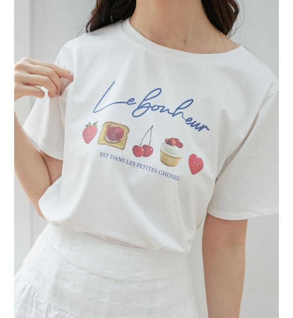  「スイートモチーフTシャツ」|Tシャツ・カットソー|
