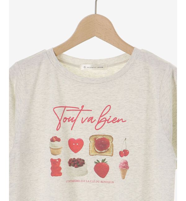  「スイートモチーフTシャツ」|Tシャツ・カットソー|