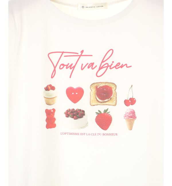  「スイートモチーフTシャツ」|Tシャツ・カットソー|