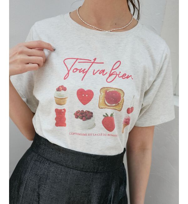  「スイートモチーフTシャツ」|Tシャツ・カットソー|
