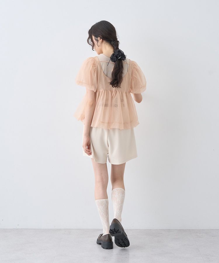 earth music&ecology「ベルト付きタブデザインショートパンツ」|その他|