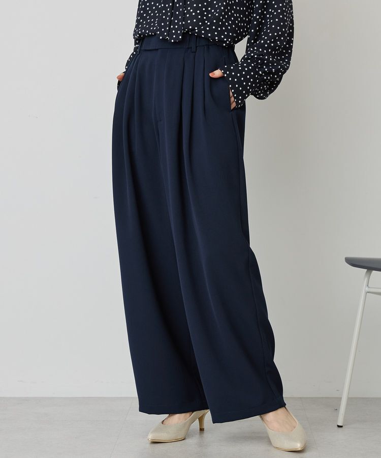 AMERICAN HOLIC「【イージーケア】タックストレートパンツ」|その他|