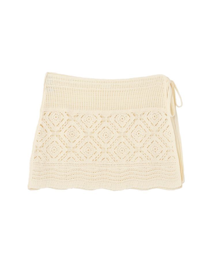 AMERICAN HOLIC「クロシェニット巻きスカート」|スカート|