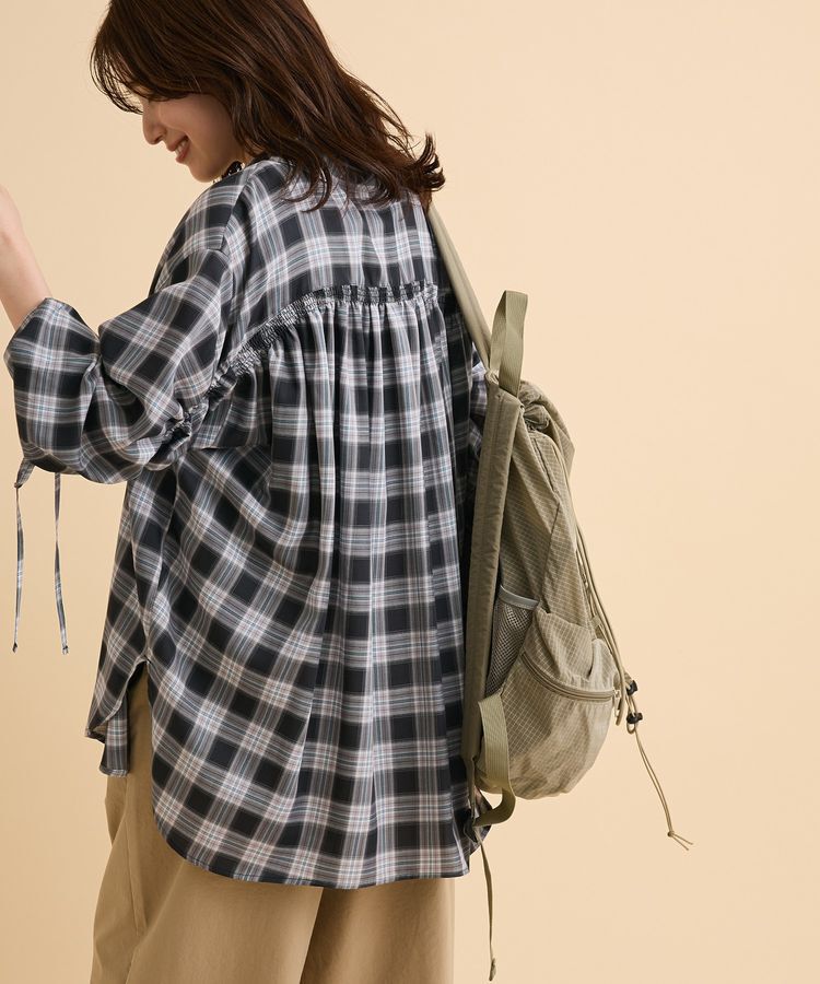 Green Parks「【しゃれシャツ】イージーケアシャーリングシャツ」|シャツ・ブラウス|Black