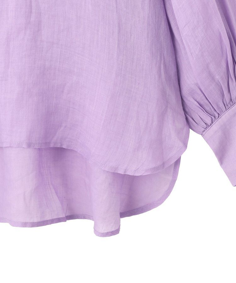 GARAGE OF GOOD CLOTHING「リネンギャザースリーブブラウス」|シャツ・ブラウス|