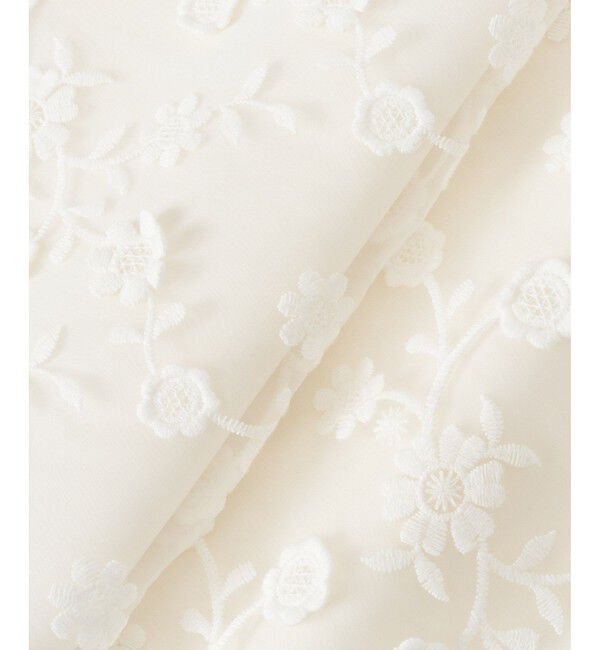 LOULOU WILLOUGHBY「【LOULOU WILLOUGHBY】オーガン刺繍スカート」|スカート|