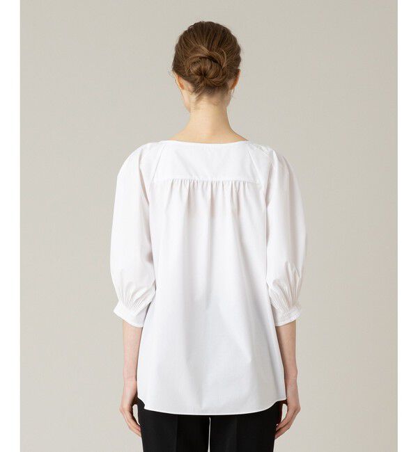 LOULOU WILLOUGHBY「【LOULOU WILLOUGHBY】タックスリーブブラウス」|シャツ・ブラウス|