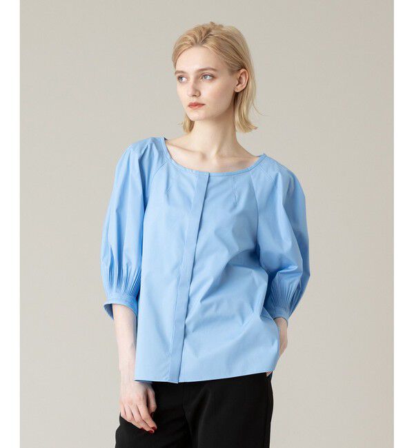 LOULOU WILLOUGHBY「【LOULOU WILLOUGHBY】タックスリーブブラウス」|シャツ・ブラウス|