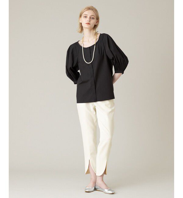 LOULOU WILLOUGHBY「【LOULOU WILLOUGHBY】タックスリーブブラウス」|シャツ・ブラウス|