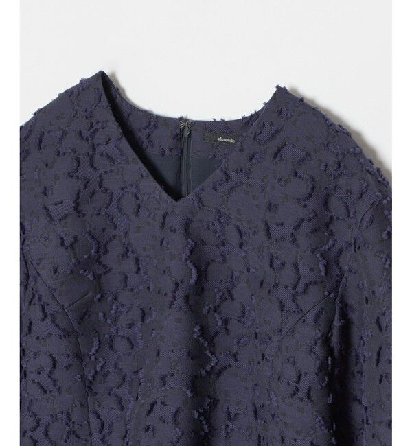 allureville「ジャガードランタンスリーブブラウス」|シャツ・ブラウス|