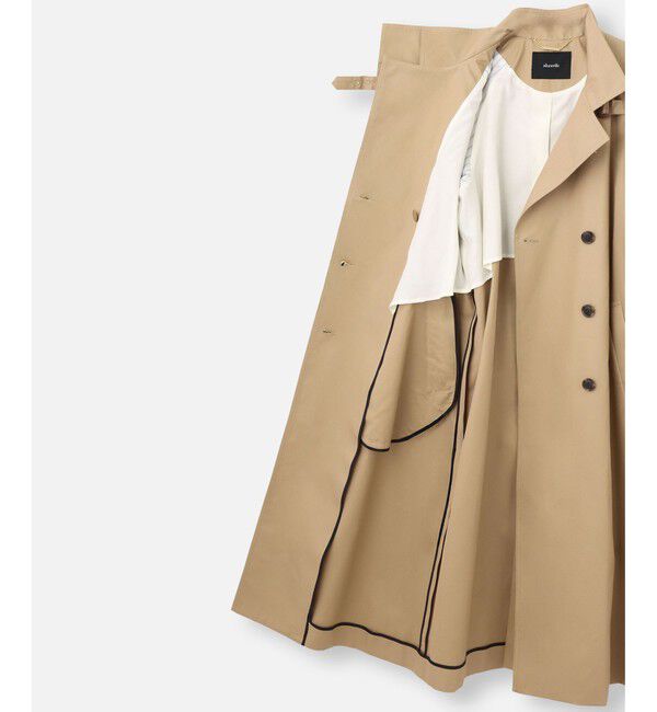 allureville「◇オーバーラップスタンドコート」|トレンチコート|