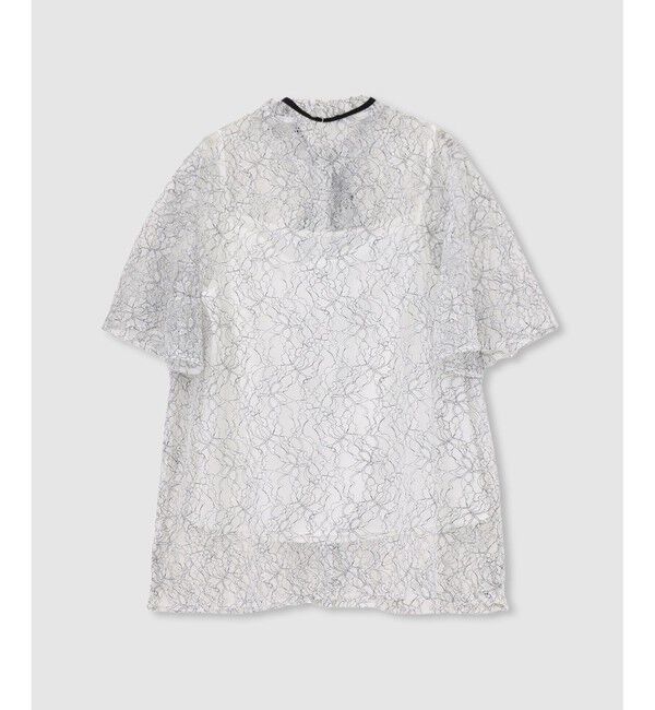 LOULOU WILLOUGHBY「【LOULOU WILLOUGHBY】レースリボンフレアスリーブブラウス」|シャツ・ブラウス|