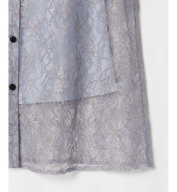 LOULOU WILLOUGHBY「【LOULOU WILLOUGHBY】レースリボンフレアスリーブブラウス」|シャツ・ブラウス|