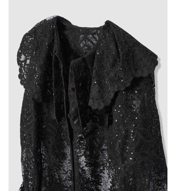 LOULOU WILLOUGHBY「【LOULOU WILLOUGHBY】チュール刺繍ブラウス」|シャツ・ブラウス|