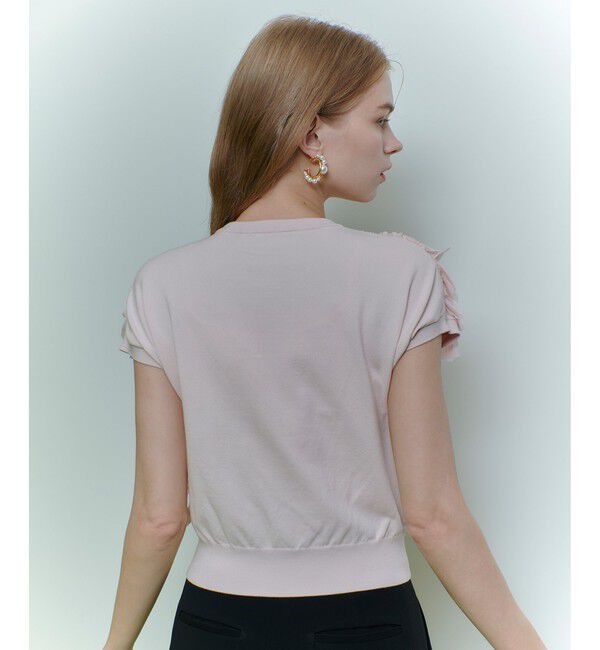 LOULOU WILLOUGHBY「【LOULOU WILLOUGHBY】ペタルパピヨンプルオーバー」|ニット・セーター|