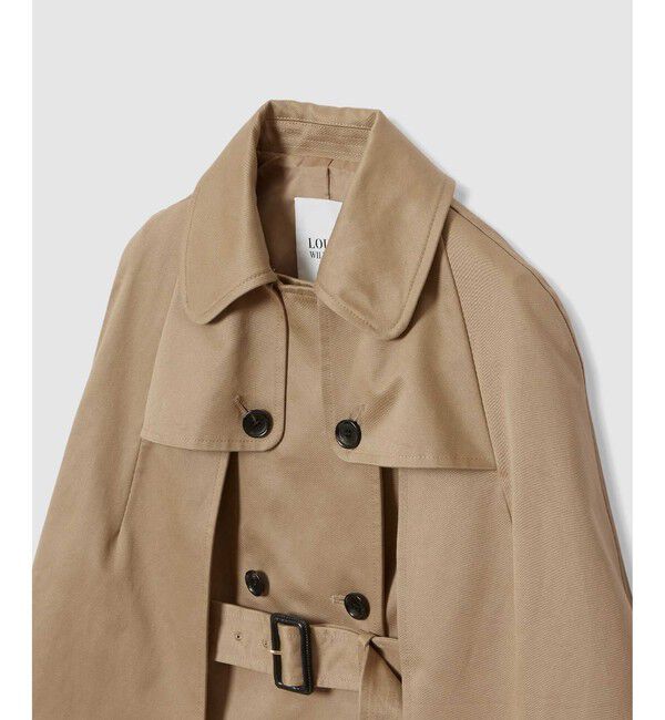 LOULOU WILLOUGHBY「【LOULOU WILLOUGHBY】トレンチケープコート」|トレンチコート|