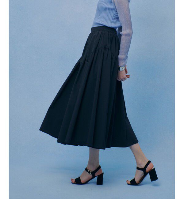 LOULOU WILLOUGHBY「【LOULOU WILLOUGHBY】キリカエタックタフタスカート」|スカート|
