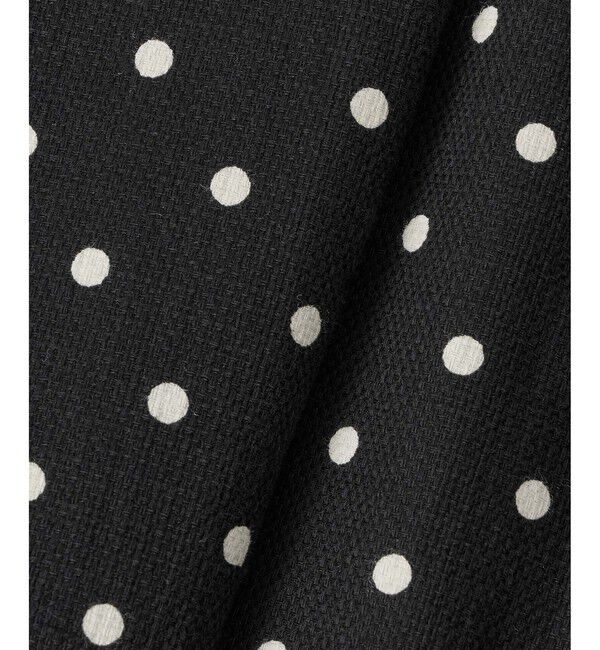 LOULOU WILLOUGHBY「【LOULOU WILLOUGHBY】リネン混ドットワイドパンツ」|チノ|