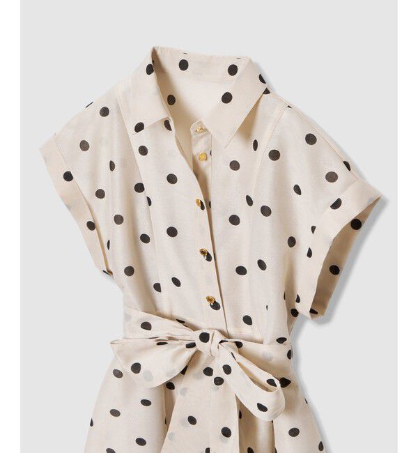 LOULOU WILLOUGHBY「◇【LOULOU WILLOUGHBY】オーガンドットワンピース」|ワンピース|