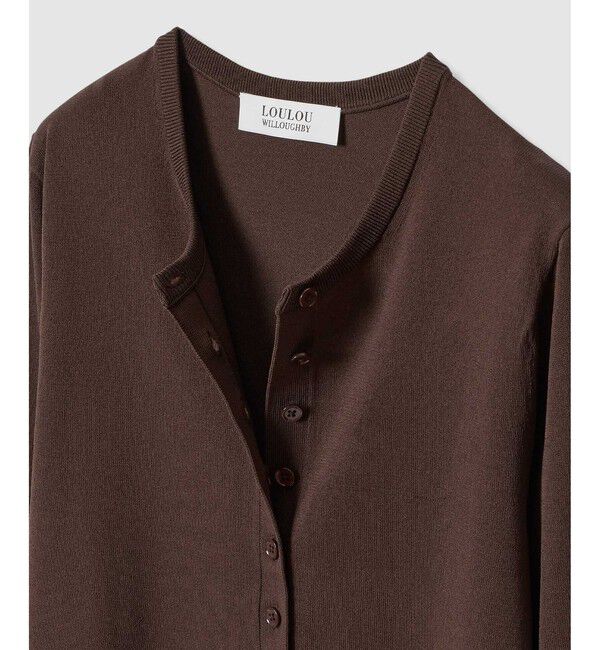 LOULOU WILLOUGHBY「【LOULOU WILLOUGHBY】MANYボタンカーディガン」|カーディガン|