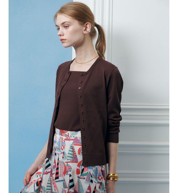 LOULOU WILLOUGHBY「【LOULOU WILLOUGHBY】MANYボタンカーディガン」|カーディガン|