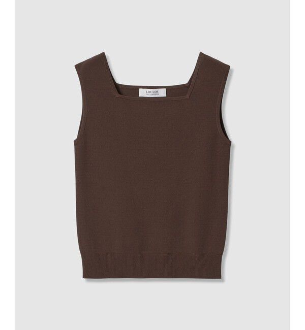 LOULOU WILLOUGHBY「【LOULOU WILLOUGHBY】スクエアタンクトップ」|タンクトップ|